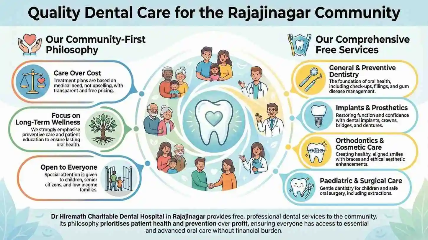 Charitable dental hospital in Bangalore
