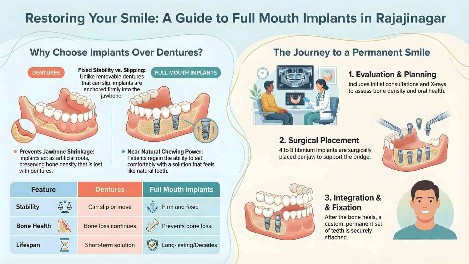 Restore Your Smile with Full Mouth Dental Implants in Rajajinagar