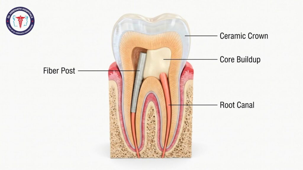 post and core restorations in rajajinagar
